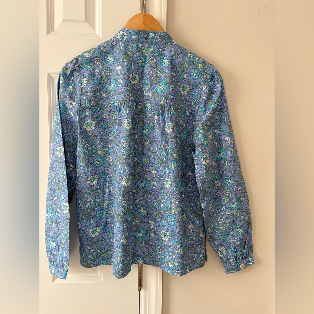 J.Crew Fresco Top in Floral Cotton Poplin - Picture 3 of 7